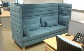 High Bank Enclosed Reception Sofa