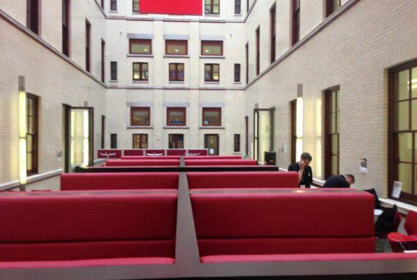 Red Leather Seating – HM Treasury